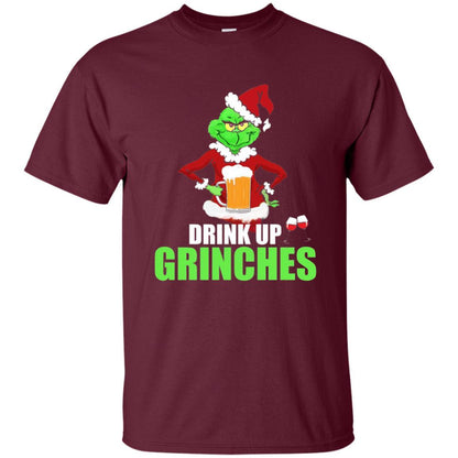 Christmas T-shirt Drink Up Grinches Maroon