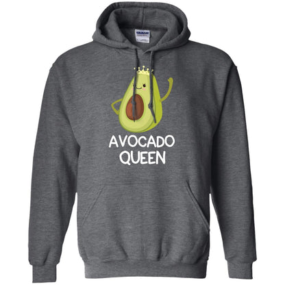 Avocado Queen Vegetarian Shirt For Girls Dark Heather