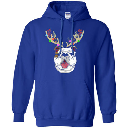 Dog Lovers T-shirt Funny Bulldogs With Antlers Royal