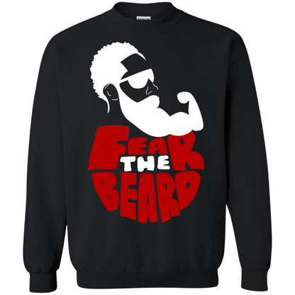 Fear The Beard No Shave November Gift Shirt For Mens Black