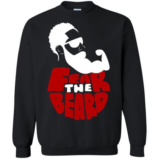 Fear The Beard No Shave November Gift Shirt For Mens Black