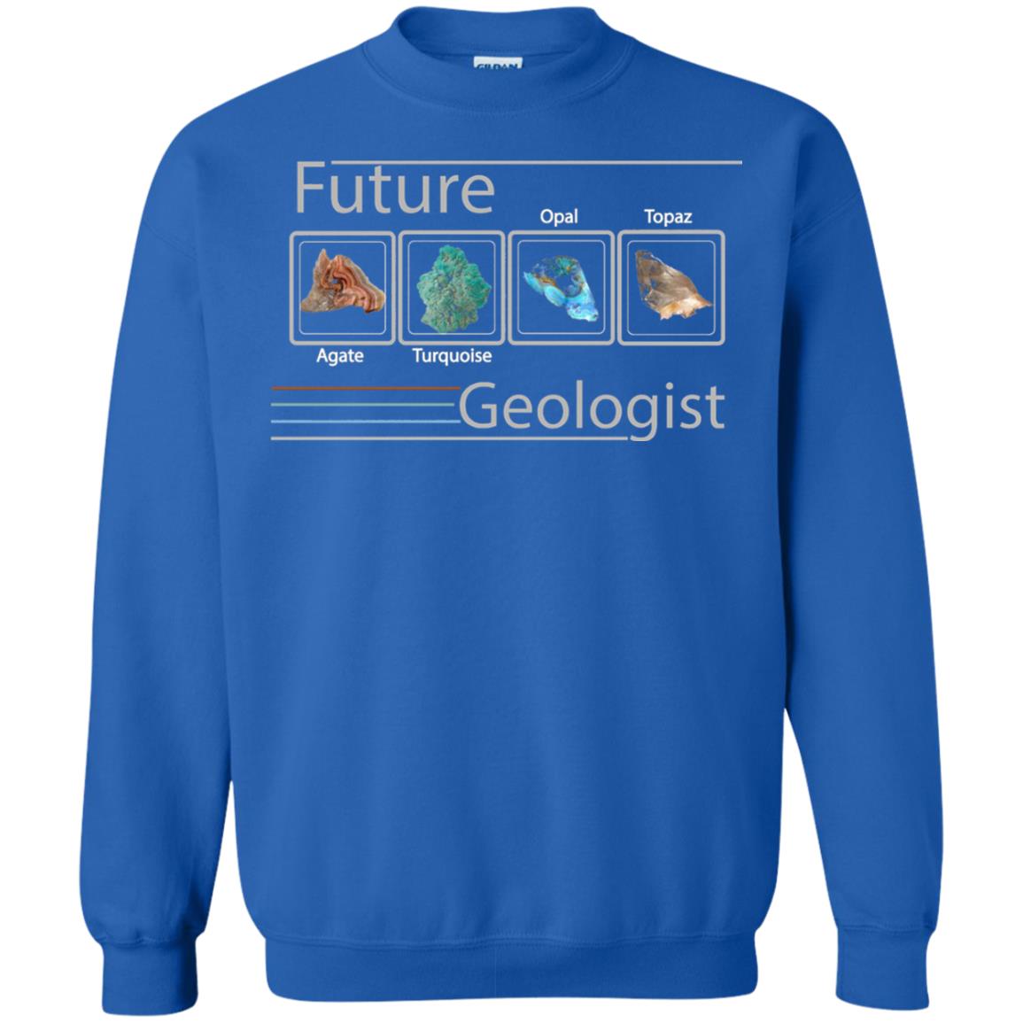 Future Geologist T-shirt Color Rocks Royal