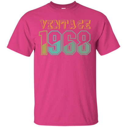 Vintage 1968 50th Birthday T-shirt Heliconia