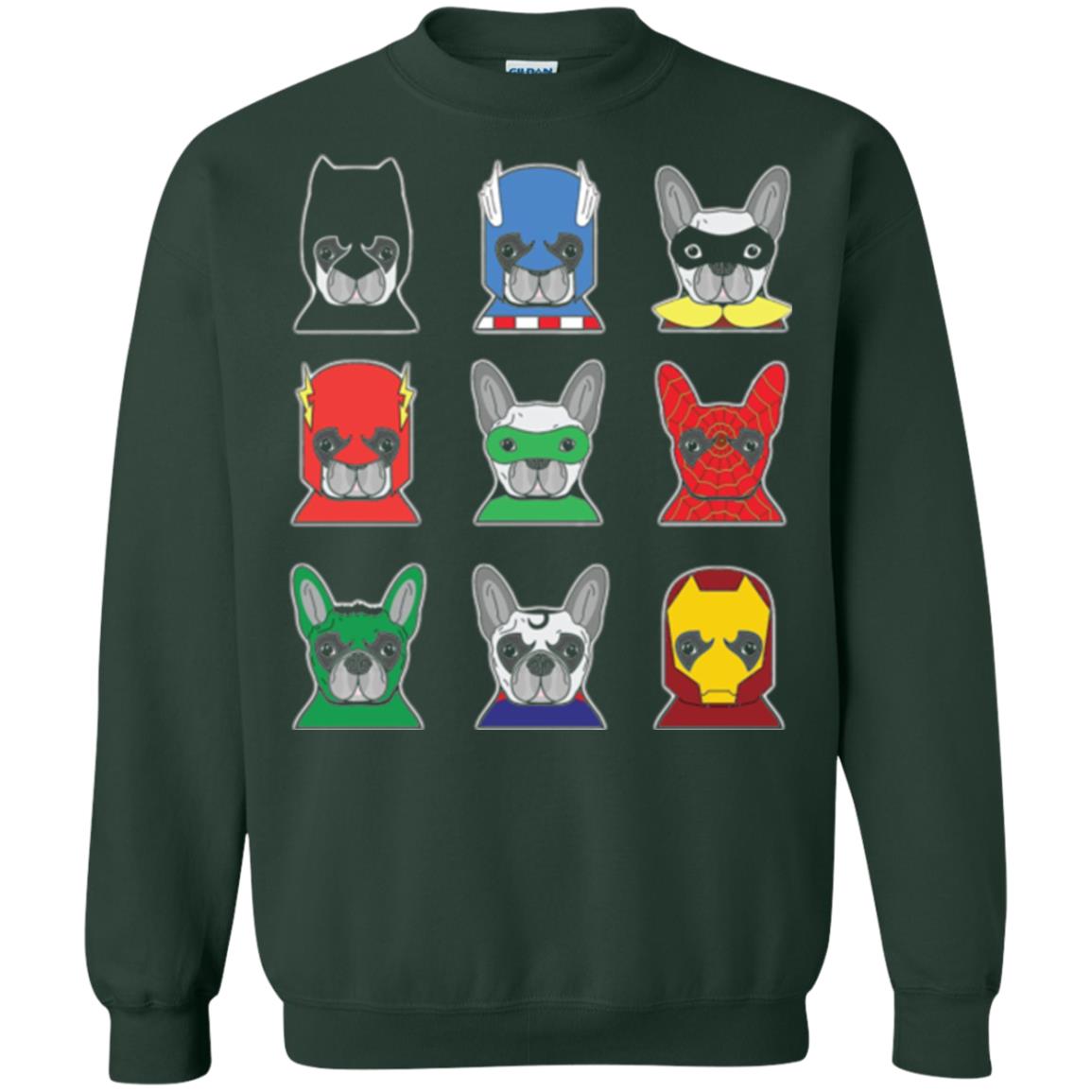 Dog Lover T Shirt Bulldog Bulldogs Heroes Forest Green