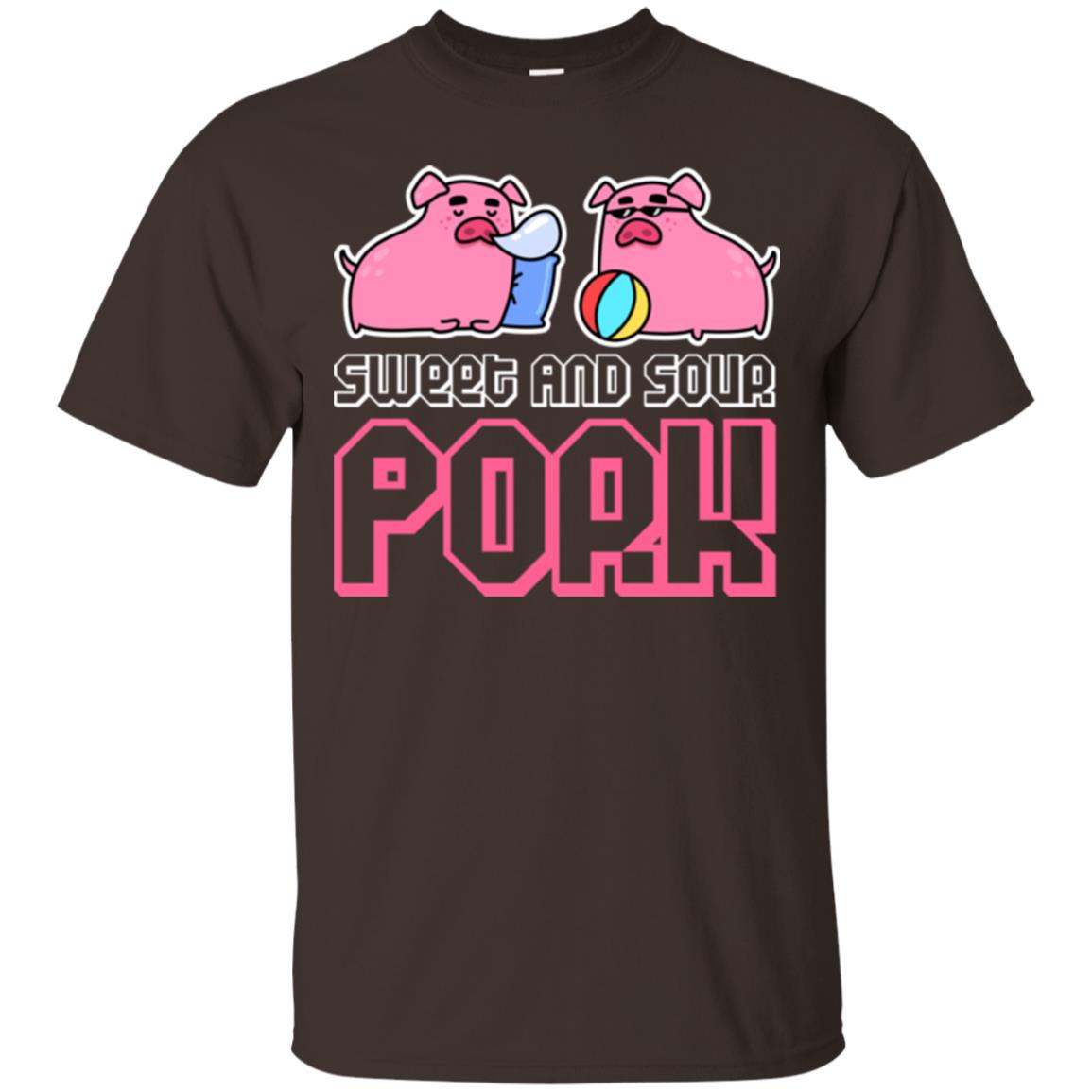 Food Lover T-shirt Sweet And Sour Pork Dark Chocolate