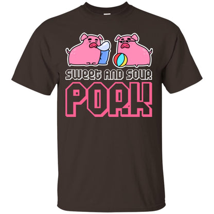 Food Lover T-shirt Sweet And Sour Pork Dark Chocolate