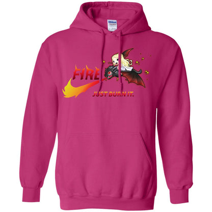 Fire Just Burn It Dany Drogon T-shirt Heliconia