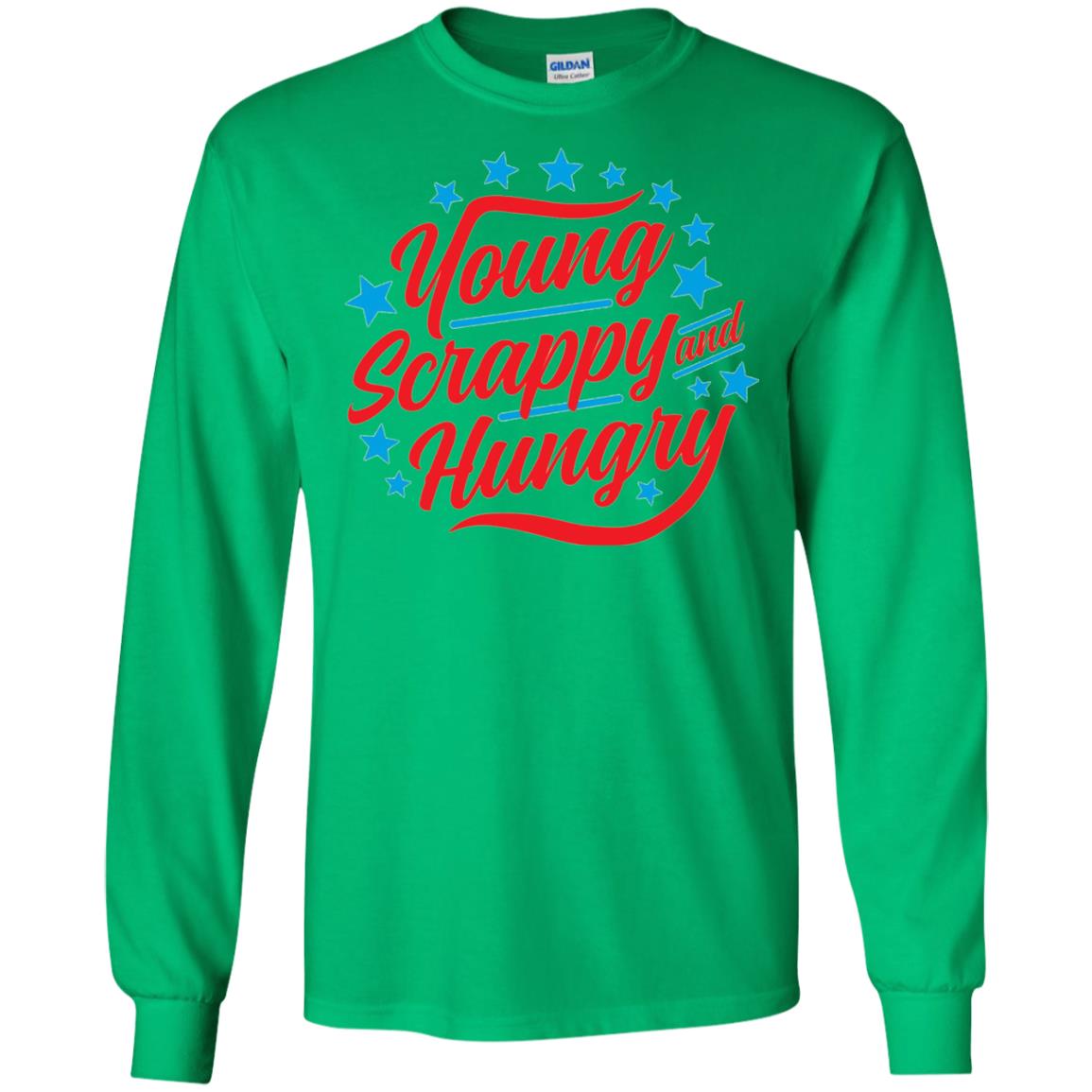 Hamilton T-shirt Young Scrappy And Hungry Irish Green