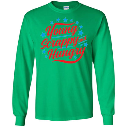 Hamilton T-shirt Young Scrappy And Hungry Irish Green
