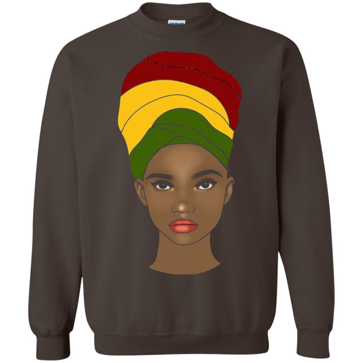 Melanin Rocks African Queen Melanin T-shirt Dark Chocolate