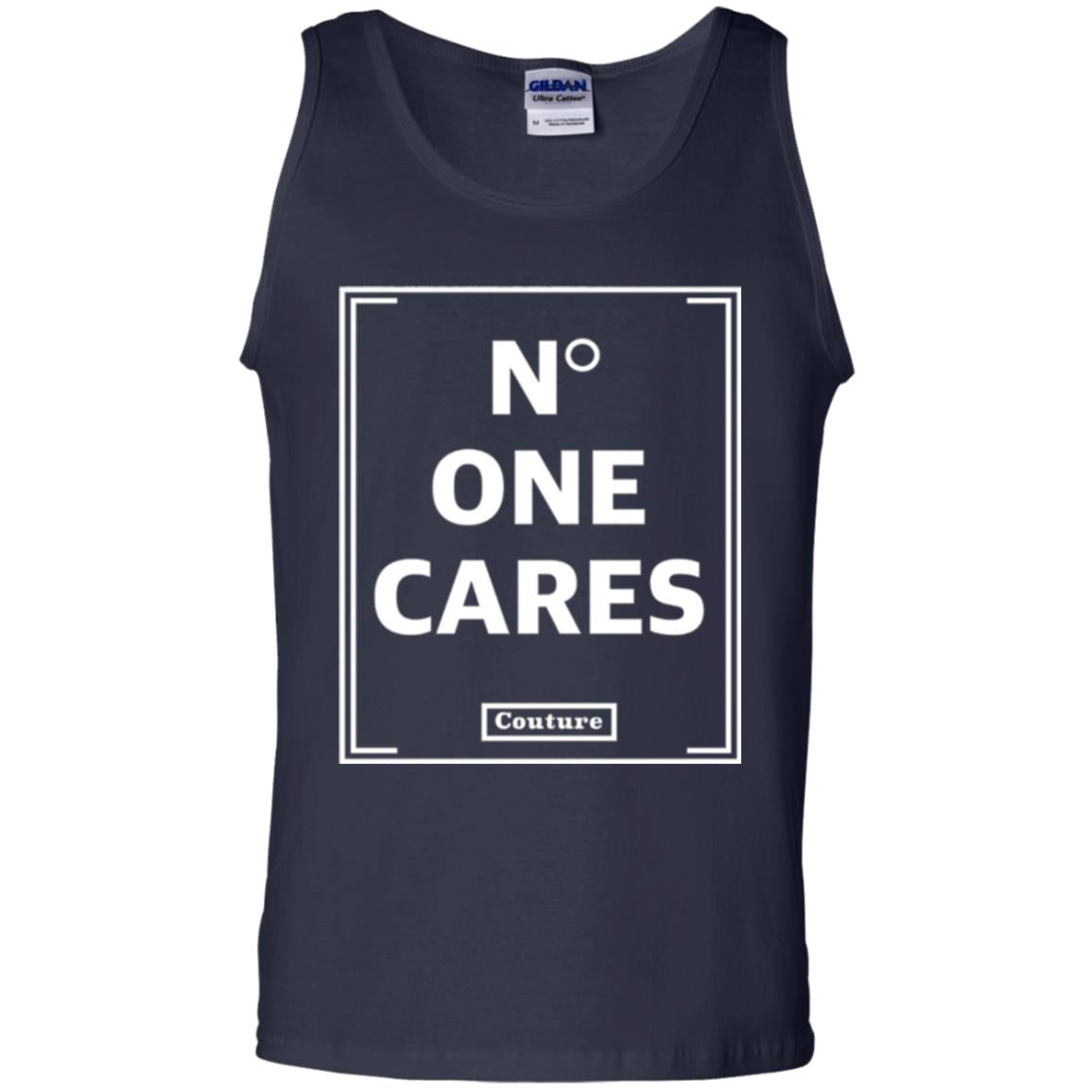 No One Cares Tops Cute Casual T-shirt Navy