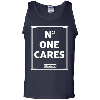 No One Cares Tops Cute Casual T-shirt Navy