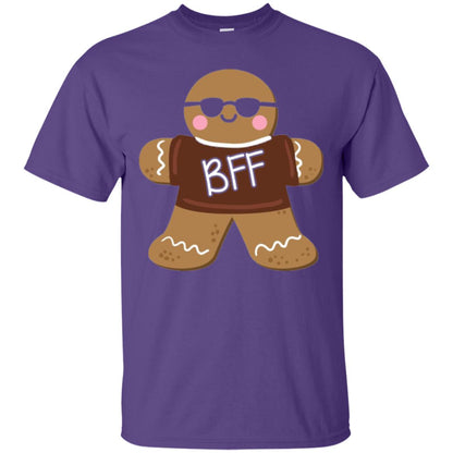Gingerbread T-shirt Best Friend Forever Purple