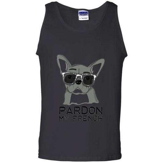 French Bulldog T-shirt Pardon My French T-shirt Black