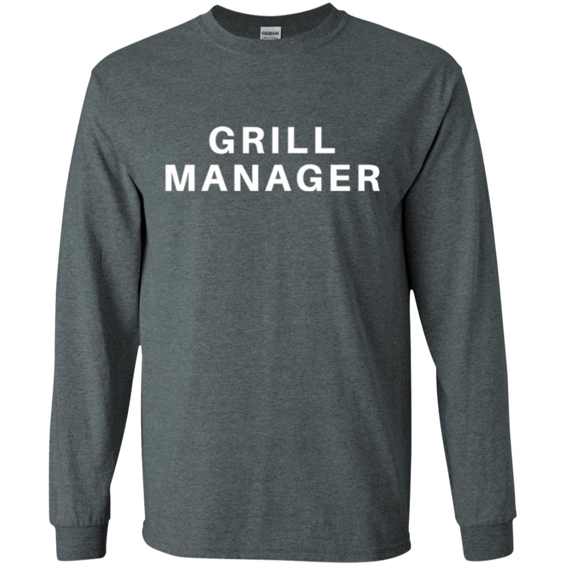 Cooking T-shirt Grill Manager Dark Heather