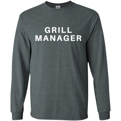 Cooking T-shirt Grill Manager Dark Heather