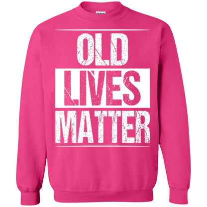 Elderly Seniors T-shirt Old Lives Matter T-shirt Heliconia