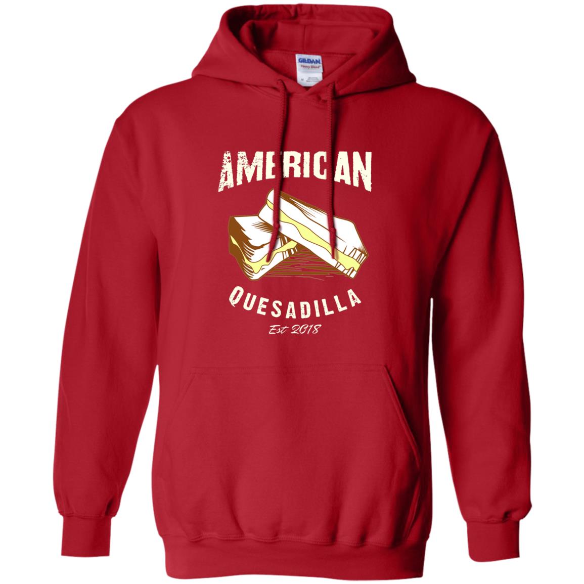 American Quesadilla Est 2018 Grilled Cheese T-shirt Red