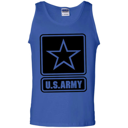 Us Army Black Logo United States Design T-shirt Royal