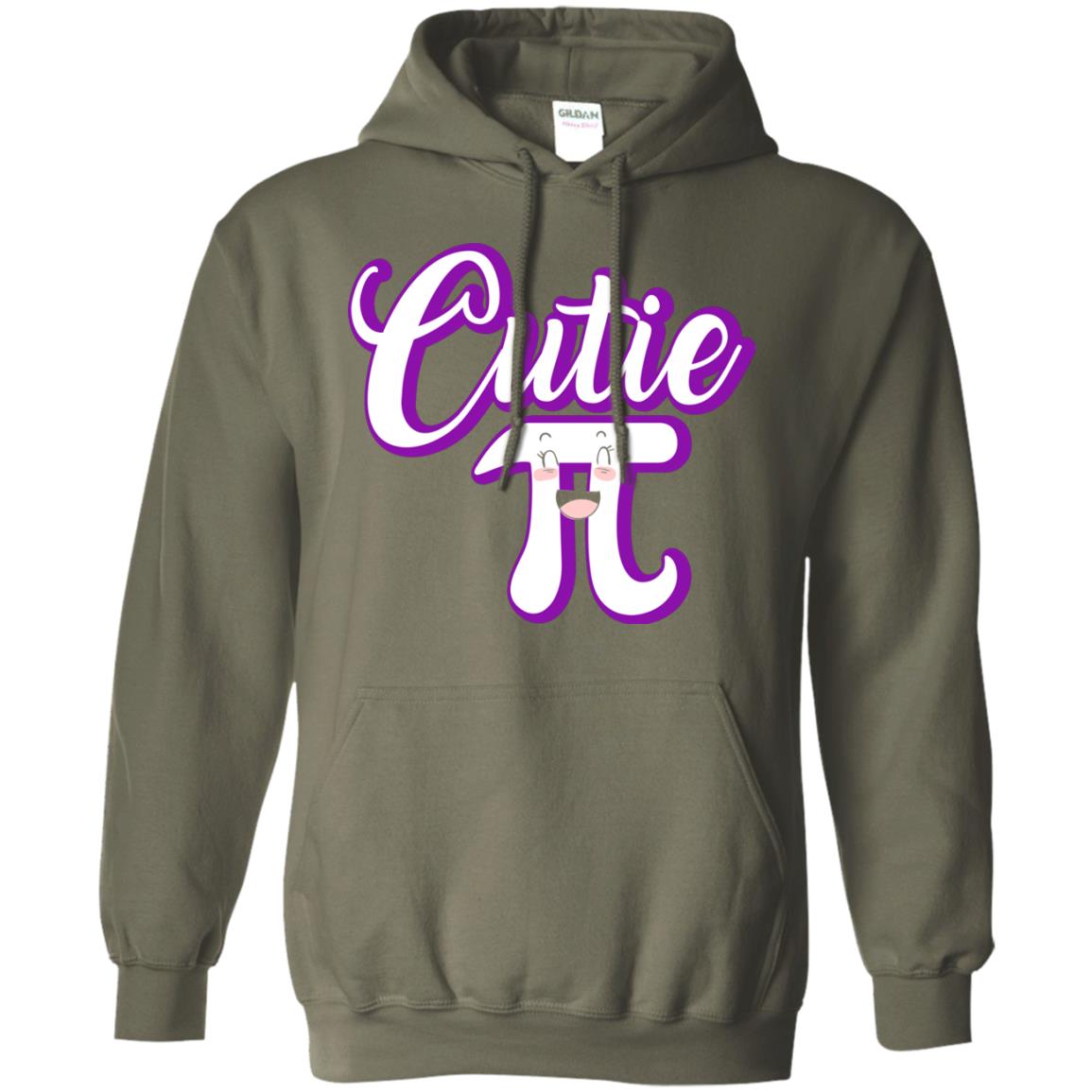 Cutie Pi Math Teacher T-shirt Military Green