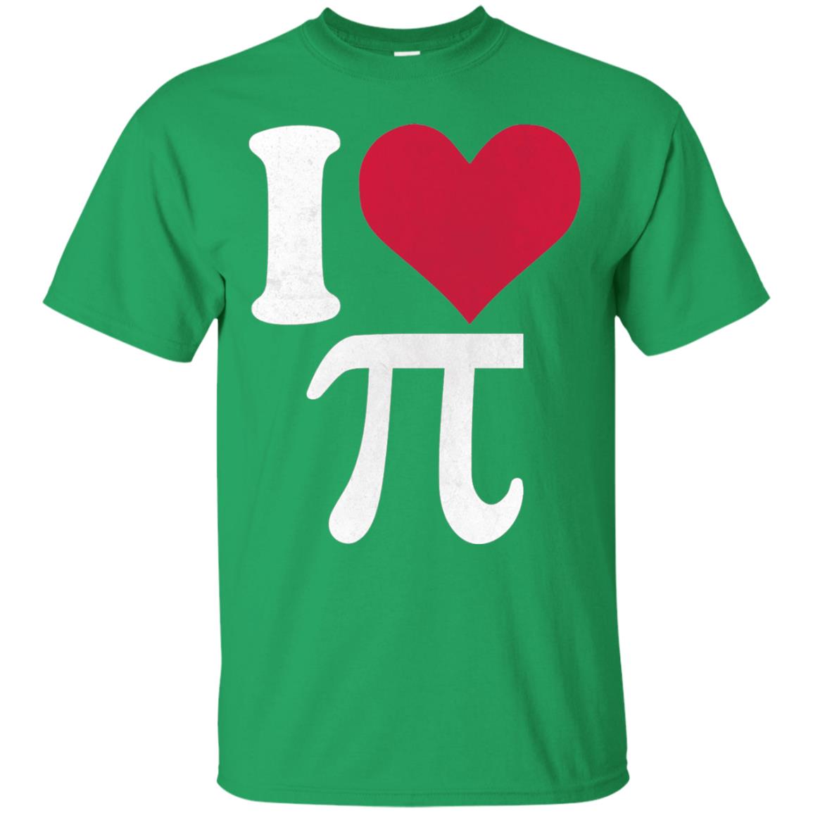 I Love Pi Vintage Retro Pi Day T-shirt Irish Green