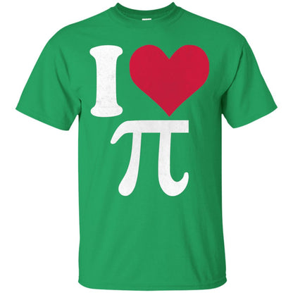 I Love Pi Vintage Retro Pi Day T-shirt Irish Green