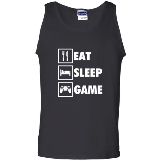 Gamer T-shirt Eat Sleep Game Black