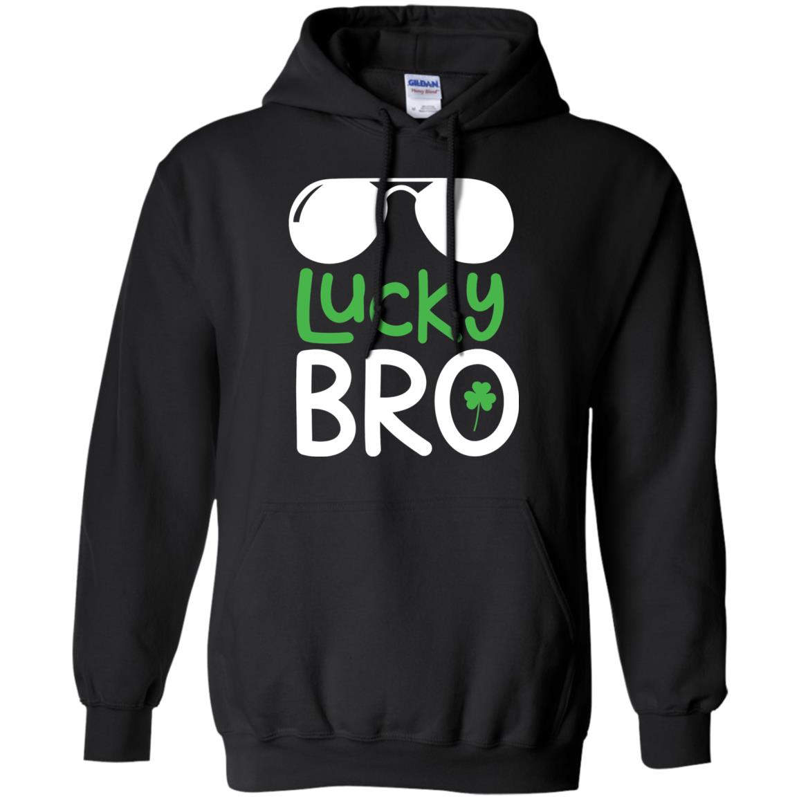 Lucky Bro St. Patrick_s Day T-shirt Black