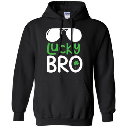 Lucky Bro St. Patrick_s Day T-shirt Black