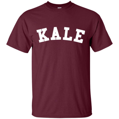 Vegan T-shirt Kale University T-shirt Maroon