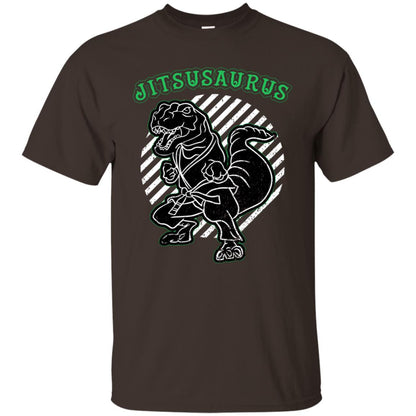 Jitsusaurus Jujutsu Saurus Shirt Dark Chocolate