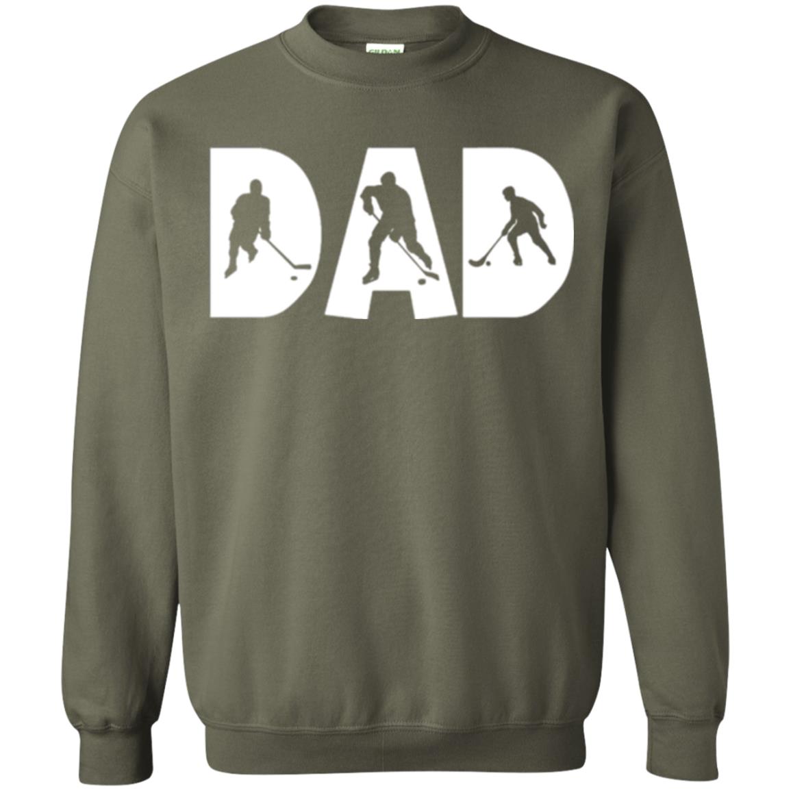 Daddy T-shirt Hockey Lover Military Green