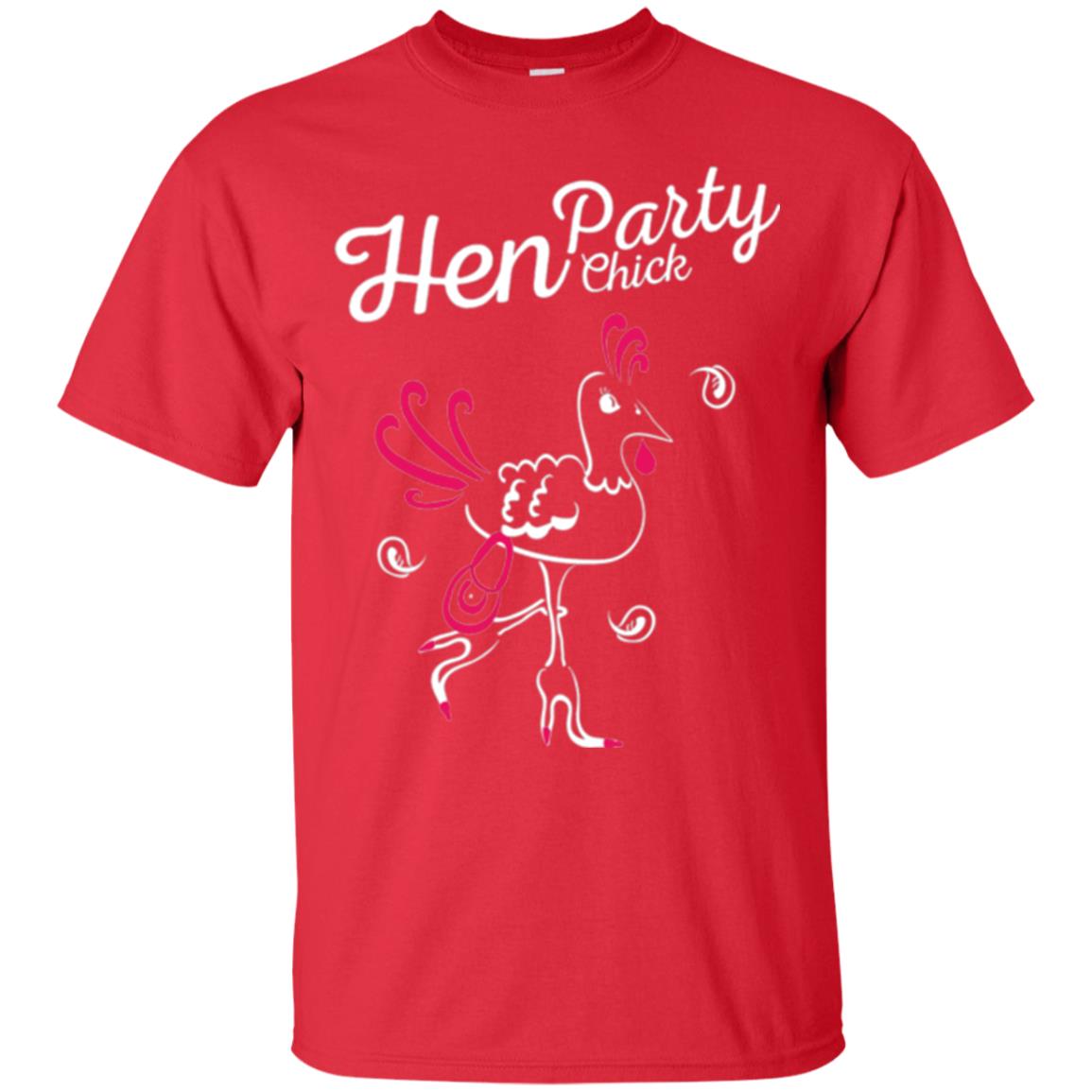 Hen Party Girly Hen Night T-shirt Red