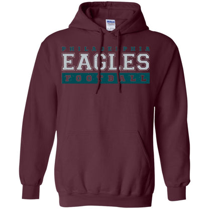 Football Lover T-shirt Philadelphia Football Fly Eagles Fly Collegiate Maroon