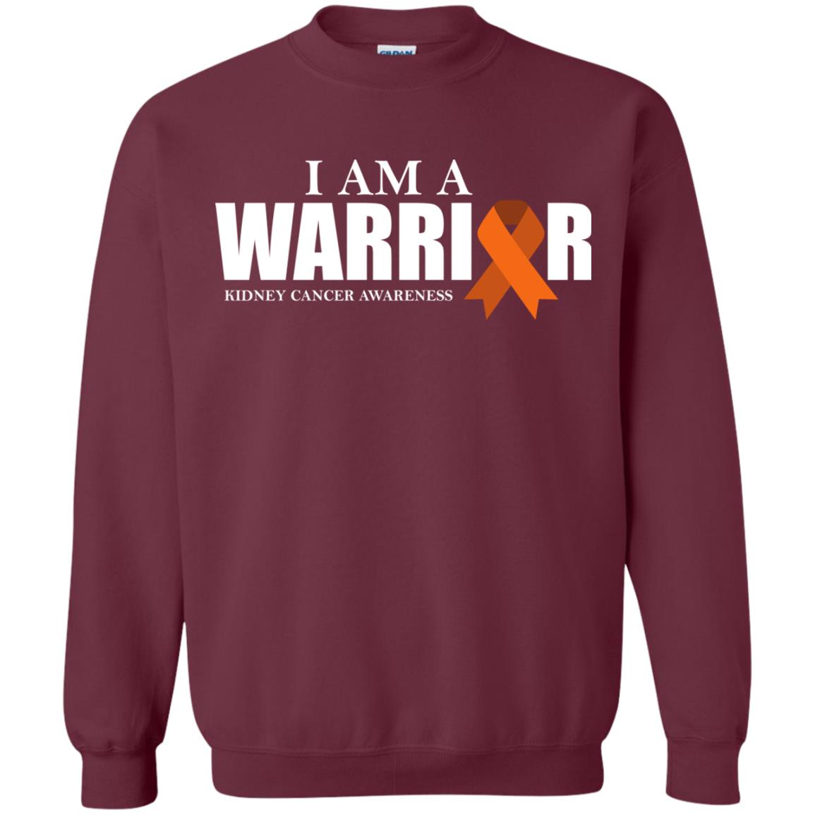 Kidney Cancer Awareness T-shirt I Am A Warrior Kidney Cancer Awareness Maroon