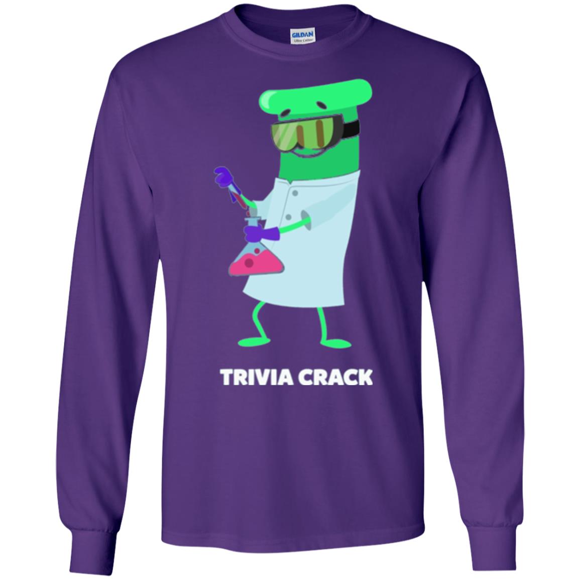 Cute Trivia Crack Scientist Al T-shirt Purple