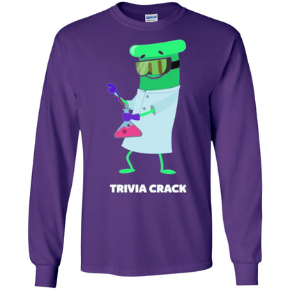 Cute Trivia Crack Scientist Al T-shirt Purple