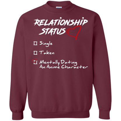 Relationship Status Mentally Dating An Anime Character Gift Shirt For Anime Lover