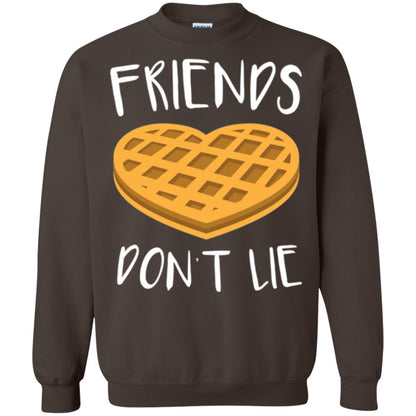 Funny Waffle T-shirt Friends Don_t Lie Dark Chocolate