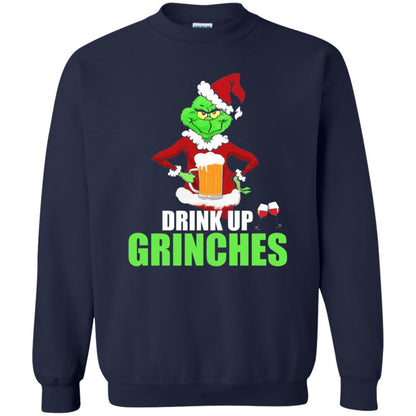 Christmas T-shirt Drink Up Grinches Navy