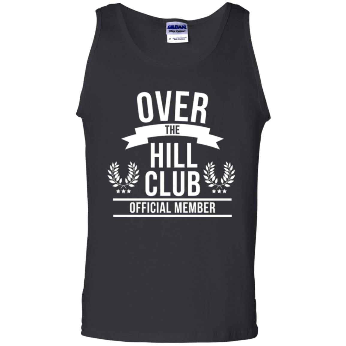 Gag Over 40 T-shirt Over The Hill Club Official Member Black