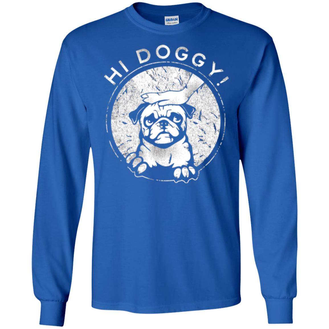 Dog Lovers T-shirt Hi Doggy Royal