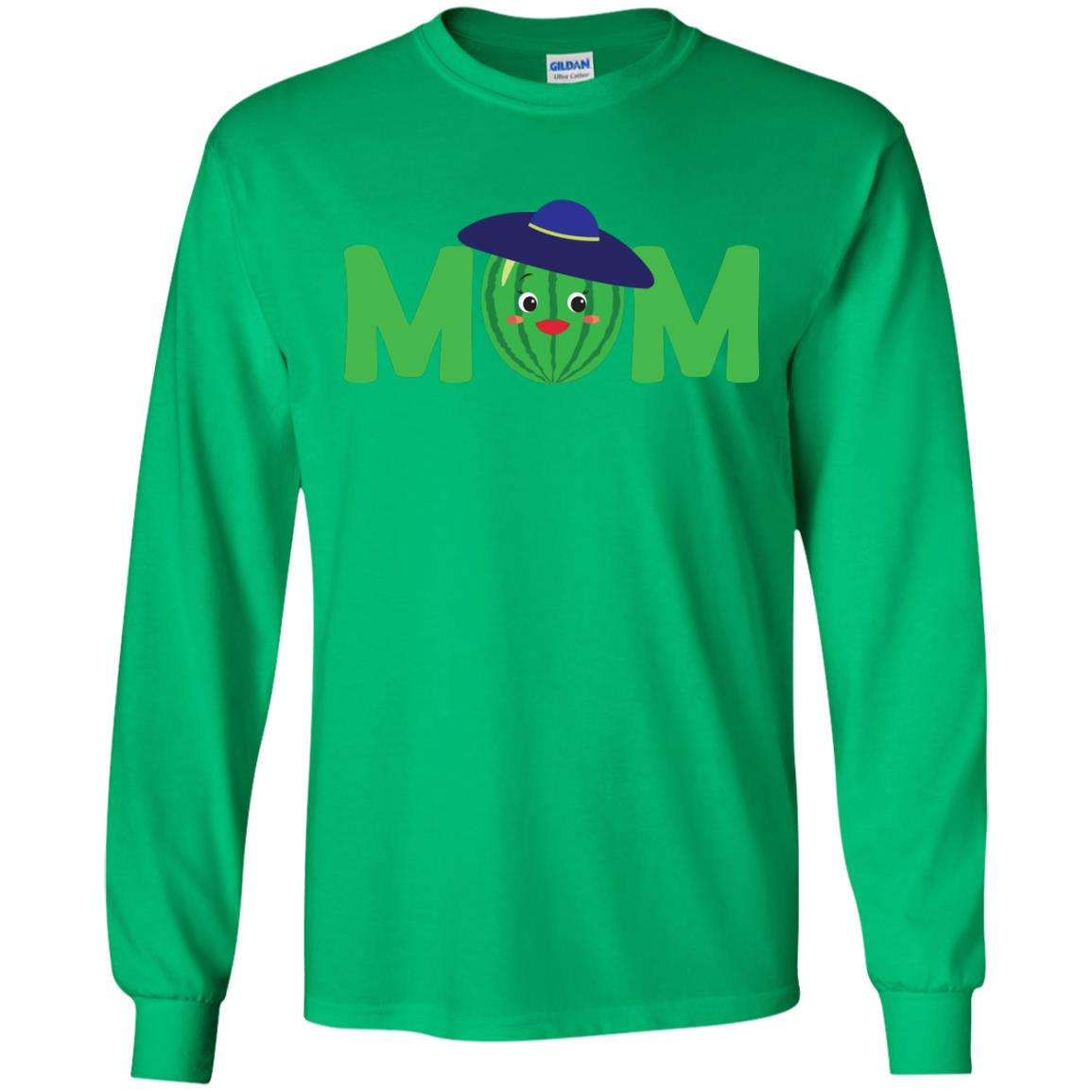 Mom Watermelon Funny Summer Melon Fruit Shirt For Mommy Irish Green