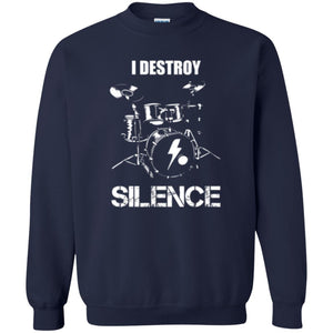 Drummer T-shirt I Destroy Silence