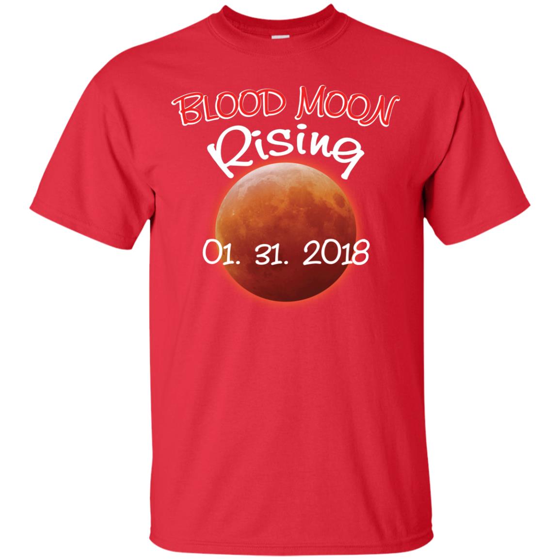 Blood Moon T-shirt Rising 01.31.2018 Red
