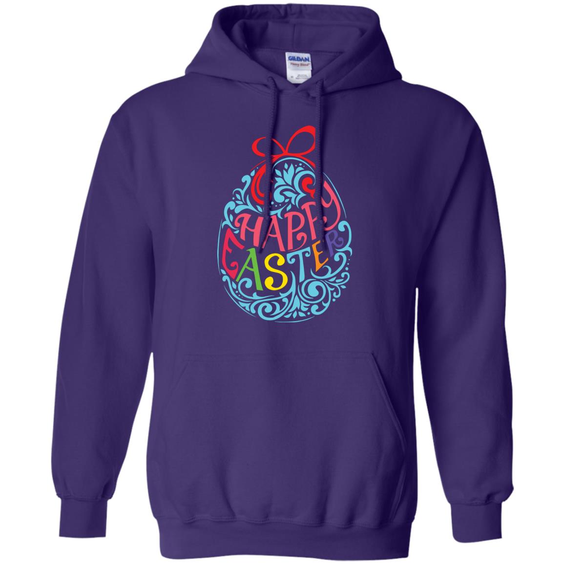Happy Easter Day T-shirt Purple