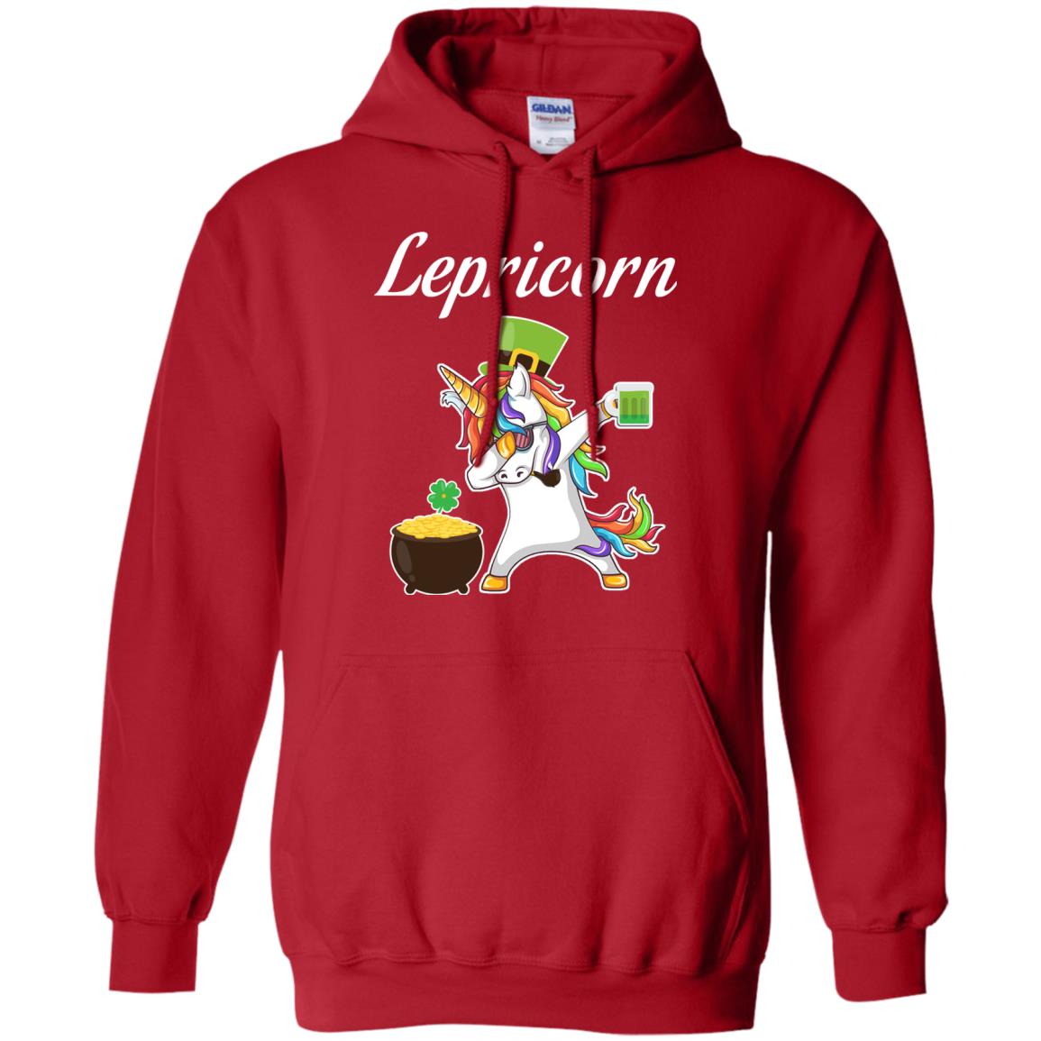 Lepricorn Saint Patrick's Day T-shirt Red
