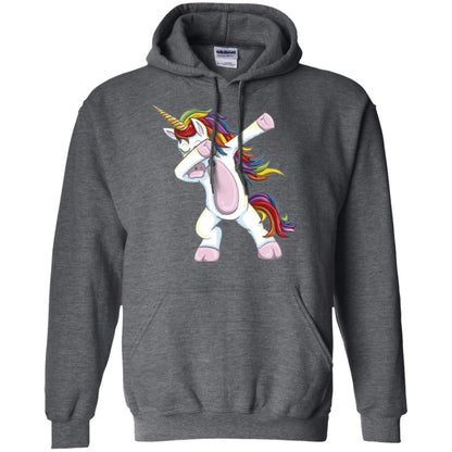 Dabbing Unicorn T-shirt Dark Heather