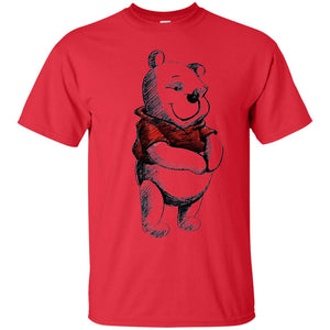 Sketch Of Winnie The Pooh Movie Lover T-shirt