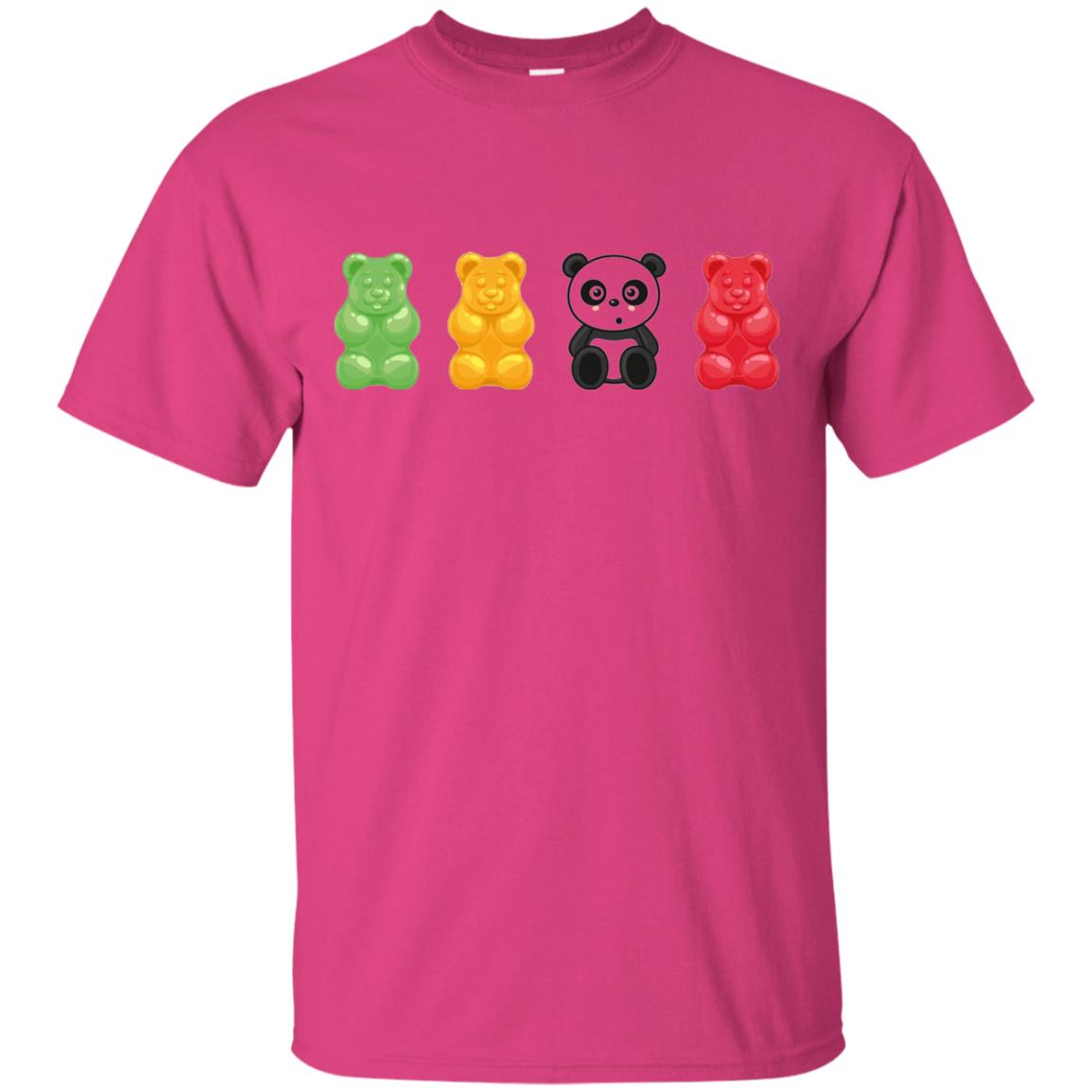 Bear Lover T-shirt Cute Panda Candy Bear Heliconia